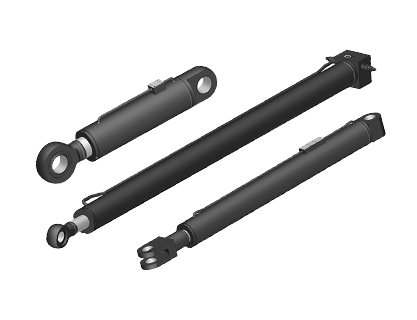 Hydraulicarum cylindricos pro consiliis machinatione